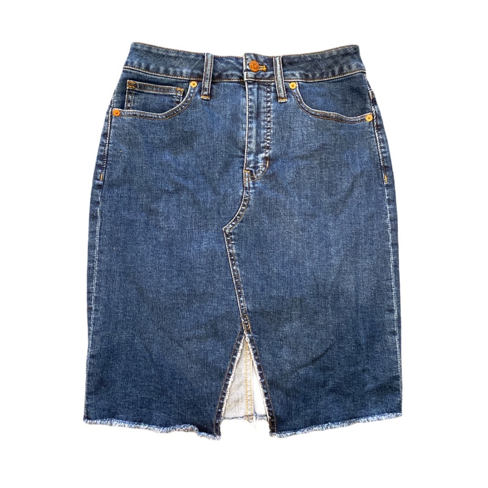 Madewell denim midi skirt NWT